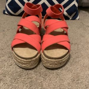 Strapy wedge sandals